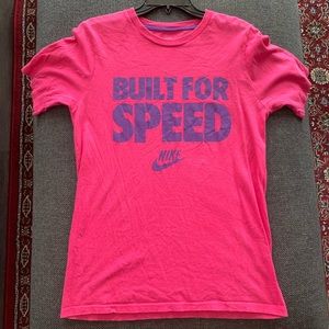 Nike “Built for Speed” Pink Tee